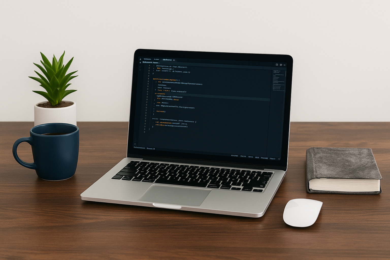 Workspace with Laptop