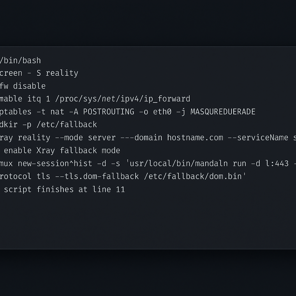 Terminal with Bash Script